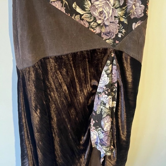 Y2K April seize 1 brown boho long Gypsy layered skirt - Picture 11 of 13